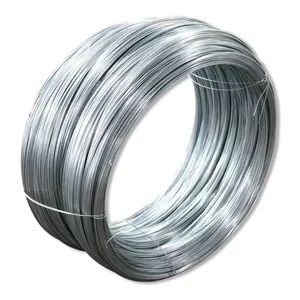 Wholesale SAE10b21 A53 Q235 Q345 Q195 Galvanized steel Wire 3.0mm 2.5mm 2.0mm Gi Iron Wire Binding Wire