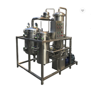 Évaporateur à <span class=keywords><strong>film</strong></span> tombant à double effet clé en main 200L/H pour système de distillation sous vide de récupération d'éthanol en acier inoxydable 316L - Product Image 2