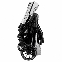 Poussette double multifonctionnelle Brightbebe pliable en alliage d'aluminium certifiée EN1888 pour nourrissons, tout-petits et nouveau-nés