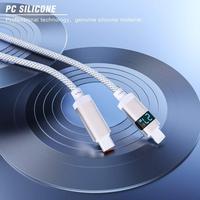 Câble USB vers Type-C tressé de haute qualité 3A à charge rapide de 1 m pour téléphone et appareil photo