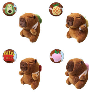 Sac à bandoulière pour étudiant en peluche Kawaii de 13,5 cm, série complète, avec breloque, jouet en peluche doux et mignon, personnages de dessins animés, logo personnalisé, vente en gros - Product Image 4