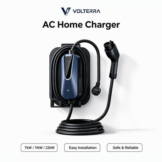 11KW EV Charger Type 2 Wallbox Smart Charging Station for Electric Cars
