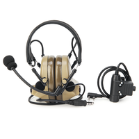 Casque de communication tactique Z-TAC CII à réduction de bruit professionnelle + PTT – Meilleure vente Z041+Z113