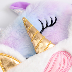 Máscara <span class=keywords><strong>para</strong></span> <span class=keywords><strong>dormir</strong></span> de <span class=keywords><strong>unicornio</strong></span> de felpa, cuerno bonito, suave y esponjoso, venda de felpa, novedad divertida, máscara <span class=keywords><strong>para</strong></span> <span class=keywords><strong>dormir</strong></span> de animales, cubierta <span class=keywords><strong>para</strong></span> ojos, visera - Product Image 4