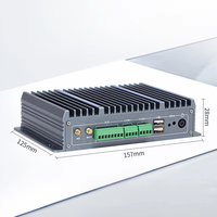 1TOPS RK3568 ARM Rockchip Dual Gigabit Ethernet Mini PC de escritorio sin ventilador Micro Firewall NPU GPU Net Security Stock más popular