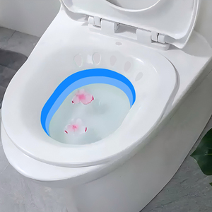 LSCOLO Bassin de Bain de Siège Pliable en ABS/Plastique pour Soins Post-partum, Siège de Vapeur Yoni sans Accroupissement, Utilisation Facile et Sûre - Product Image 1