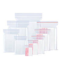 Sacs en plastique transparents à fermeture éclair personnalisés, sacs à fermeture éclair transparents en PE, sacs d'emballage cadeau avec votre propre logo, directement de l'usine