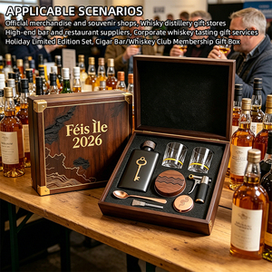 Kit de fumage de whisky directement de l'usine, inspiré du festival du whisky <span class=keywords><strong>d</strong></span>'Isle, coffret cadeau de luxe pour cocktails fumés, en collaboration avec les distilleries - Product Image 5