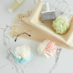 Bath Ball Flower Shape Soft Rich Lather With Rope For Bathing - Product Image 2