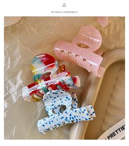 Petites pinces à cheveux en acétate rétro de style tendance pour femmes-Idéal pour l'été Updos High-Fixation de queue de cheval et ajout d'élégance - Product Image 6