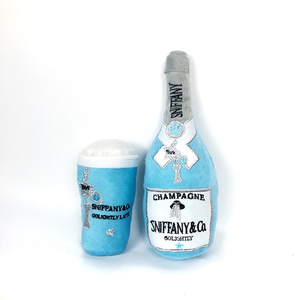 GMTPET OEM卸売インズホットセールペット製品シャンパンボトル犬用ぬいぐるみきしむ高級犬用チュートイ - Product Image 3