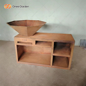 Parrilla de Barbacoa Moderna de Aluminio con Cajón de Almacenamiento, Parrillas para Exteriores Fáciles de Limpiar, Acabado Mate - Product Image 5