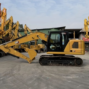Excavadora de cadenas Cat 313GC usada, motor C4.4 original, excavadora hidráulica mediana de 13 toneladas, máquina de construcción Cat de segunda mano - Product Image 3
