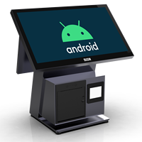 15.6 Écran tactile de 11.6 pouces tout en un POS avec scanner QR et imprimante Android12 RK3588 RK3568