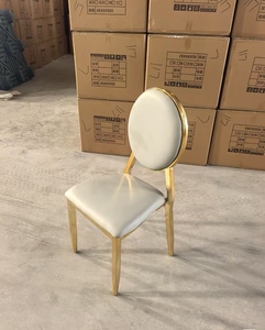 Chaises d'hôtel modernes en métal, très vendues, design simple et empilable, pour les mariages, les restaurants, les banquets, électro-plaquées, excellent rapport qualité-prix - Product Image 4