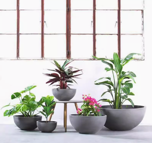 <span class=keywords><strong>Maceta</strong></span> de cemento en forma de cuenco simple, decoración creativa para jardín, <span class=keywords><strong>maceta</strong></span> grande, fabricantes de <span class=keywords><strong>barro</strong></span> de magnesio - Product Image 1