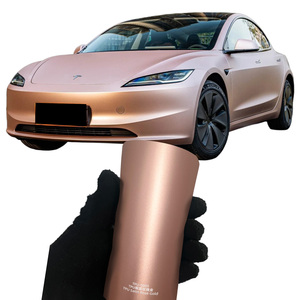 فيلم فينيل TPU ساتان آيس بيري لتغليف السيارات، فيلم فينيل ذاتي الإصلاح لتغيير لون السيارة بالكامل - Product Image 2