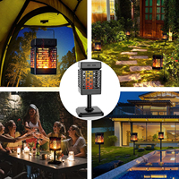 Kinven Garden Nouveau Style Lampe Anti-Moustiques Solaire Portable 3-en-1 Étanche en ABS pour Camping Extérieur et Contrôle des Insectes