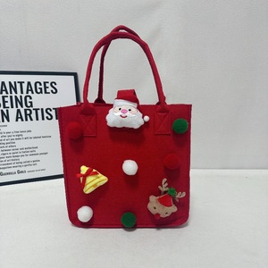 Túi tote nhỏ bằng sợi hóa học hoạt hình Giáng sinh làm quà tặng đêm Giáng sinh - Product Image 5