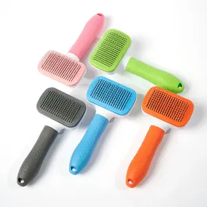 2023 Top Seller Pet grooming slicker escova Ferramenta de Limpeza 2 em 1 Pet Comb Grande Empresa Slicker Escova Para Cães