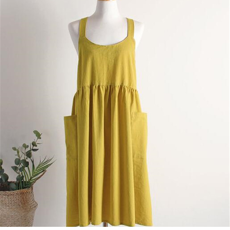 Round neck light yellow