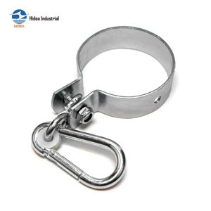 <span class=keywords><strong>Crochet</strong></span> pivotant à col rond avec mousqueton en acier au carbone et acier inoxydable pour une flexibilité rotative et une connexion rapide et sécurisée - Product Image 1