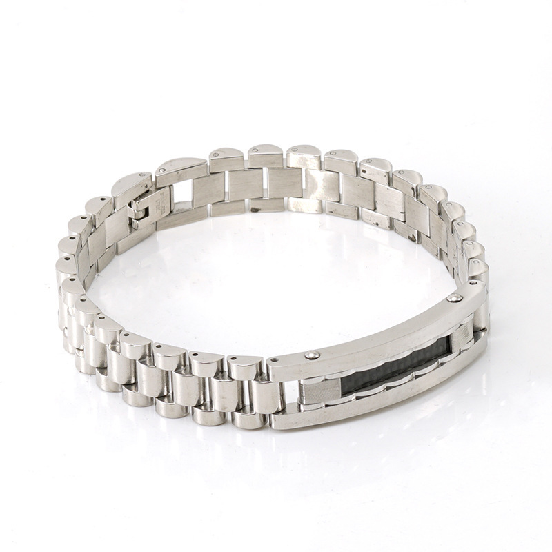 watches bracelets silver stainless steel for men