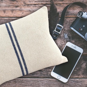 Rustic Khaki Hemp Cushion Cover - Product Image 4