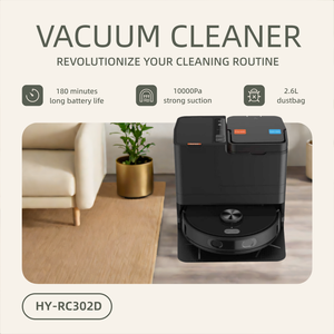 Meilleur <span class=keywords><strong>aspirateur</strong></span> <span class=keywords><strong>robot</strong></span> 15000Pa forte aspiration HEPA alimenté par batterie LDS alimentation automatique en eau serpillière sèche pour le nettoyage ménager - Product Image 2