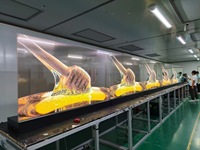 55-дюймовый ультратонкий прозрачный OLED-телевизор с сенсорным экраном и ОС Android для навигации, образования и розничной торговли
