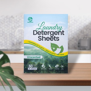 Détergent à lessive en feuilles écologiques à base de plantes pour bébés, adapté aux peaux sensibles ou aux nouveau-nés - Product Image 1