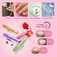Stylo à Huile pour Cuticules avec Huile de Jojoba et Vitamines, Traitement Nourrissant et Réparateur pour la Croissance et le Renforcement des Ongles Secs et Abîmés, Manucure OEM