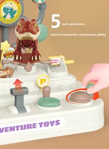 Pista de Carreras de Dinosaurios Becho para Niños Pequeños, Juego de Aventuras Montessori con Dinosaurios, Juguetes de Carreras para Niños y Niñas de 3 a 6 Años - Product Image 3