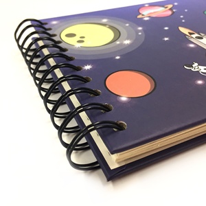 Álbum de Fotos Personalizado y Duradero con Cubierta de Papel y Cartón Gris, Encuadernación de Doble Alambre para Apertura Plana de 180 Grados, Papel Blanco de 300g, PVC - Product Image 5