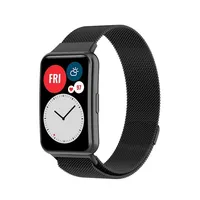 Bracelet milanais pour Huawei Watch FIT, boucle magnétique intelligente, en acier inoxydable, accessoires pour Huawei Watch Fit 2