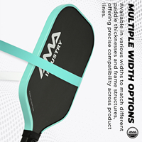 Accessoires de protection pour padel/pickleball, design 2016 haut de gamme, logo personnalisé, haute qualité, durables, OEM, protection de raquette de padel.