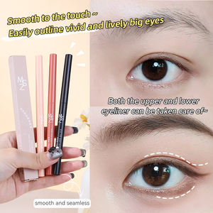 Venta al por mayor delineador de ojos MINSHZEE impermeable y a prueba de sudor a prueba de manchas Lápiz Delineador de ojos natural, extremadamente fino y suave - Product Image 5