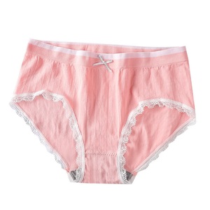 Braguitas de Algodón sin Costuras con Encaje y Lazo, Diseño de Pájaro de Fuego, Elásticas para Mujer - Product Image 6