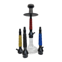 Chicha en résine givrée en forme de crâne, style luxe léger, multi-trous, ensemble complet arabe, vente en gros d'usine pour l'exportation transfrontalière