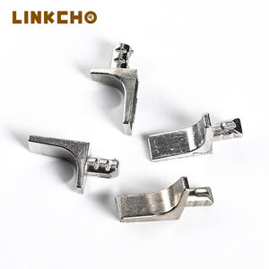 Support de tablette <span class=keywords><strong>invisible</strong></span> LINKCHO pour meuble, support de verre, <span class=keywords><strong>vis</strong></span> de fixation, pince de support de tablette en alliage de zinc, support de tablette métallique - Product Image 4