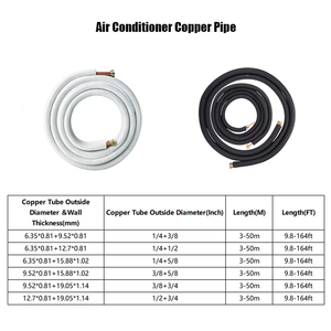 Tuyau de raccordement en cuivre et aluminium à isolation thermique pour climatiseur split domestique au Moyen-Orient - Product Image 2
