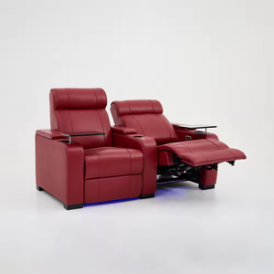 Fauteuil inclinable moderne pour home cinéma, ensemble de canapés électriques multifonctionnels en cuir avec cadre, vente directe d'usine pour usage cinématographique - Product Image 3