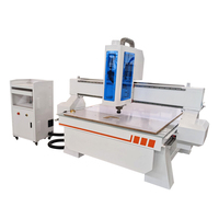 Router CNC para trabajar la madera con 3 ejes, husillo de 4.5kw, mesa de vacío automática, NC Studio, Mach3, motor paso a paso de engranajes, para fabricación de muebles, modelo 1325