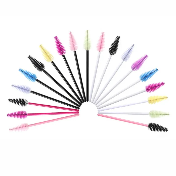 Wholesale New Eyelash Extension Teardrops Brush Disposable Eyelash Brush Brow and Lash Comb