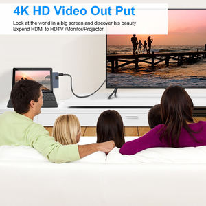 Hub multifonctionnel Mini DP vers 2 ports USB avec lecteur de carte pour Surface Pro - Product Image 3