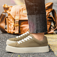 Chaussures en toile décontractées à fermeture éclair plate de haute qualité en gros, chaussures à enfiler pour homme, baskets originales, chaussures de skate pour hommes