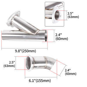 Kit de valve de modification du son des échappements de voiture avec télécommande, 2 en 1, en acier inoxydable, 2,25, 2,5, 3 pouces, pour la mise à niveau et la rénovation - Product Image 3
