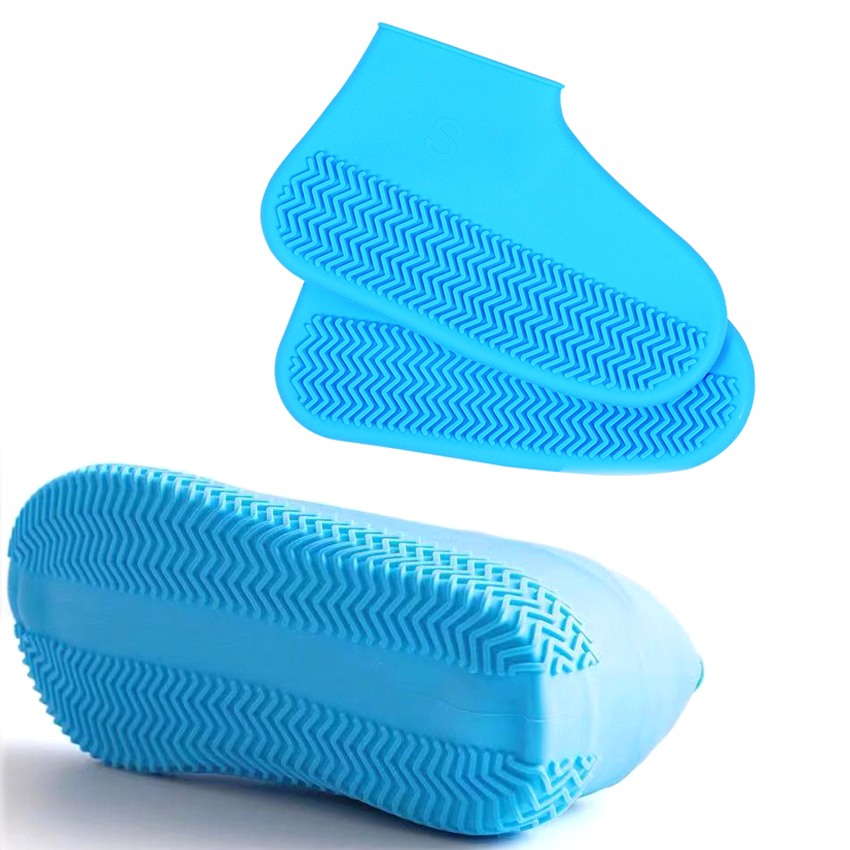 Couvre-Chaussures Imperméables En Silicone - Lot De 2 - Élastiques, Antidérapants - Pour Vélo, Randonnée, Jardinage - Homme Femme