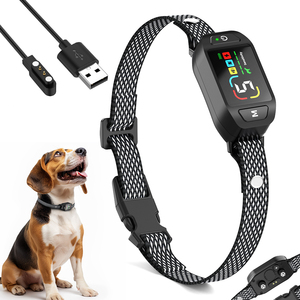 Collar <span class=keywords><strong>Antiladridos</strong></span> para Perros con Vibración y Choque, Seguro, para Control de Ladridos y Entrenamiento - Product Image 1