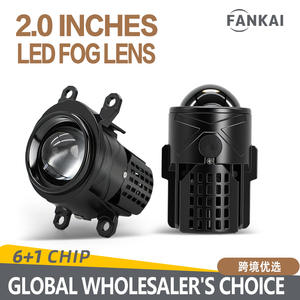 Nueva Luz Antiniebla LED Tricolor de 2 Pulgadas, 6+1 Chips, Alta Potencia, Aleación de Aluminio, Iluminación Automotriz, Elección del Mayorista Global - Product Image 3